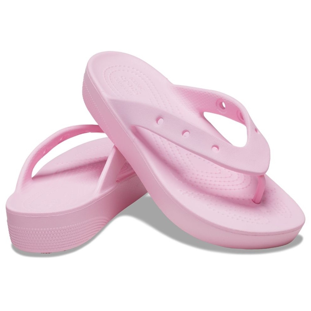 CROCS Crocs Classic Platform Flip Flamingo, NWT.